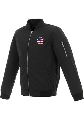 Chicago Cubs Mens Nylon Bomber Light Weight Jacket