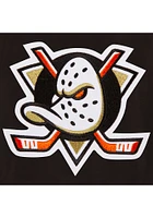 Anaheim Ducks Mens Black Nylon Bomber Light Weight Jacket