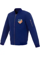 FC Cincinnati Mens Blue Nylon Bomber Light Weight Jacket