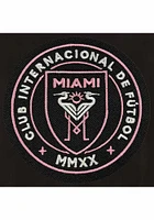 Inter Miami CF Mens Black Nylon Bomber Light Weight Jacket