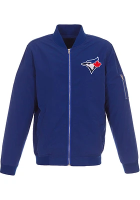 Toronto Blue Jays Mens Nylon Bomber Light Weight Jacket