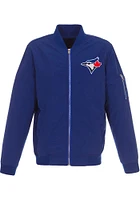Toronto Blue Jays Mens Nylon Bomber Light Weight Jacket