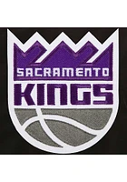 Sacramento Kings Mens Black Nylon Bomber Light Weight Jacket