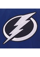 Tampa Bay Lightning Mens Blue Nylon Bomber Light Weight Jacket