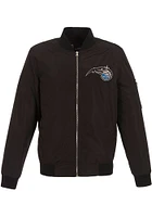 Orlando Magic Mens Black Nylon Bomber Light Weight Jacket