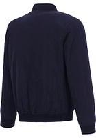 Denver Nuggets Mens Navy Blue Nylon Bomber Light Weight Jacket