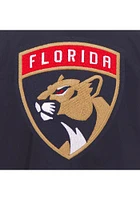 Florida Panthers Mens Navy Blue Nylon Bomber Light Weight Jacket