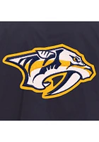 Nashville Predators Mens Navy Blue Nylon Bomber Light Weight Jacket
