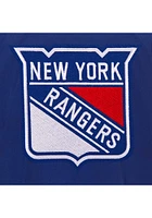 New York Rangers Mens Blue Nylon Bomber Light Weight Jacket