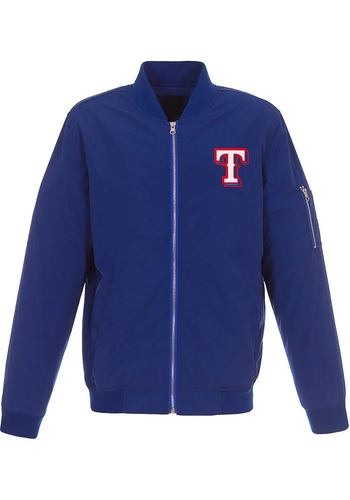 Texas Rangers Mens Nylon Bomber Light Weight Jacket