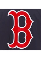 Boston Red Sox Mens Navy Blue Nylon Bomber Light Weight Jacket