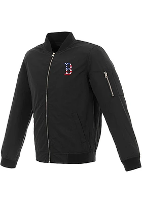 Boston Red Sox Mens Nylon Bomber Light Weight Jacket