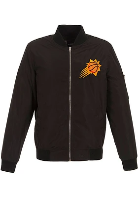 Phoenix Suns Mens Black Nylon Bomber Light Weight Jacket