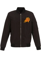 Phoenix Suns Mens Black Nylon Bomber Light Weight Jacket