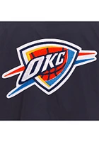 Oklahoma City Thunder Mens Navy Blue Nylon Bomber Light Weight Jacket