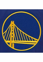Golden State Warriors Mens Blue Nylon Bomber Light Weight Jacket
