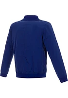Golden State Warriors Mens Blue Nylon Bomber Light Weight Jacket