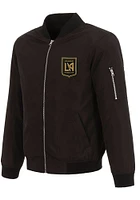 Los Angeles FC Mens Black Nylon Bomber Light Weight Jacket