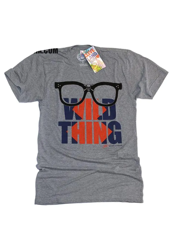 Cleveland Heather Grey Major League Vaughn Wild Thing Short Sleeve T Shirt