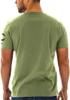 New Era Cincinnati Reds Olive Armed Forces Day Brushed Short Sleeve T Shirt