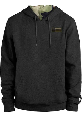 New Era Kansas City Royals Mens Black Armed Forces Day Long Sleeve Hoodie