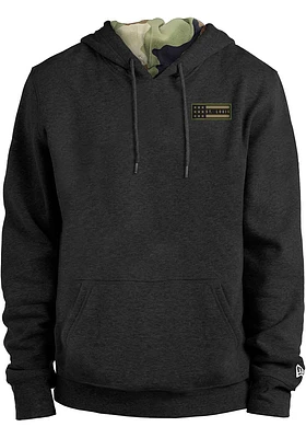 New Era St Louis Cardinals Mens Black Armed Forces Day Long Sleeve Hoodie