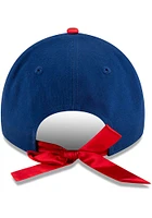 New Era Kansas Jayhawks Blue Bow Back 9TWENTY Womens Adjustable Hat