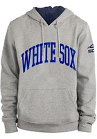 New Era Chicago White Sox Mens Grey Fleece Pullover Hoodie Long Sleeve