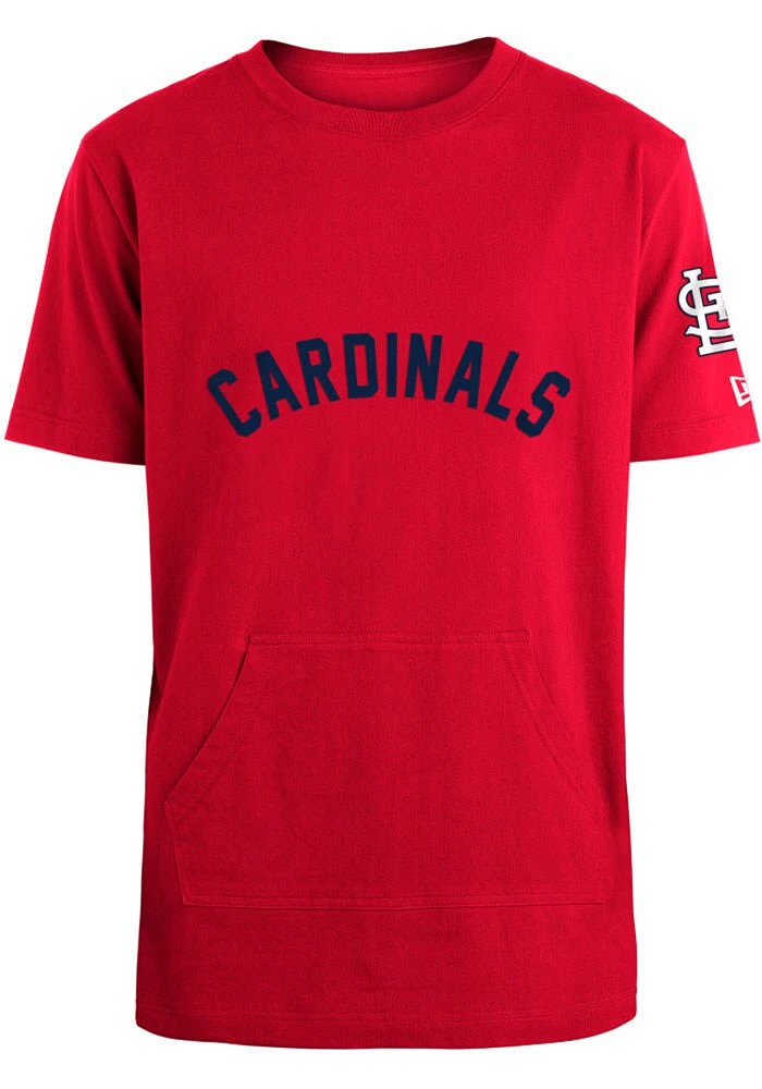 New Era St Louis Cardinals Red Heavy Cotton SS Short Sleeve Fashion T Shirt