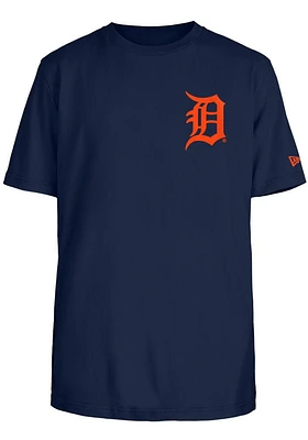 New Era Detroit Tigers Navy Blue Outdoor Short Sleeve T Shirt