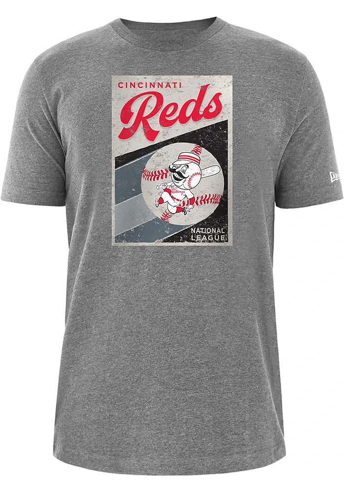 New Era Cincinnati Reds Coop Poster Short Sleeve T Shirt