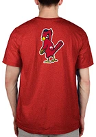 New Era St Louis Cardinals Red Club House Short Sleeve T Shirt