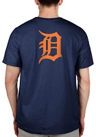 New Era Detroit Tigers Navy Blue Club House Short Sleeve T Shirt