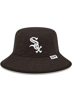 New Era Chicago White Sox Black Heather Mens Bucket Hat