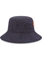 New Era Chicago Bears Navy Blue Heather Mens Bucket Hat