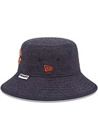 New Era Chicago Bears Navy Blue Heather Mens Bucket Hat