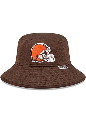 New Era Cleveland Browns Brown Heather Mens Bucket Hat