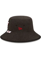 New Era Chicago Bulls Black Heather Mens Bucket Hat