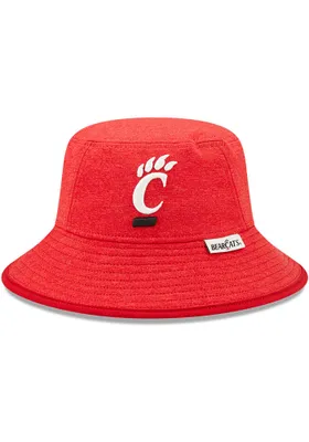 New Era Cincinnati Bearcats Red Heather Mens Bucket Hat