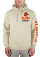 New Era Cincinnati Bengals Mens Beige NFL23 Draft Long Sleeve Hoodie