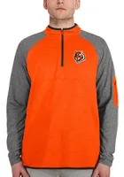 New Era Cincinnati Bengals Mens ACTIVE Long Sleeve 1/4 Zip Pullover