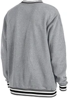 New Era Chicago White Sox Mens Grey Throwback Cuff Stripe Long Sleeve Fashion Sweatshirt