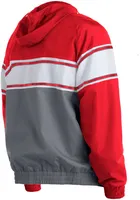 New Era Cincinnati Reds Mens Red Throwback Ripstop Pullover Jackets