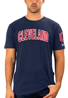 New Era Cleveland Guardians Navy Blue Game Day Arch Name Short Sleeve Fashion T Shirt
