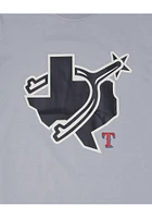 New Era Texas Rangers Grey City Connect Logo Short Sleeve T Shirt