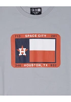 New Era Houston Astros Grey City Connect Logo Short Sleeve T Shirt