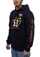 New Era Houston Astros Mens Navy Blue City Connect Logo Long Sleeve Hoodie
