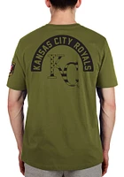 New Era Kansas City Royals Olive Armed Forces Day Short Sleeve T Shirt