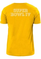 New Era Kansas City Chiefs Gold Tonal 2 Tone Short Sleeve T Shirt