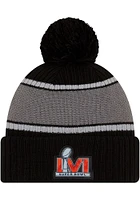 New Era Los Angeles Rams Black NFL 2021 Super Bowl LVI Participant Knit Mens Knit Hat